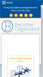 Mobile Screenshot of becomeorganized.net